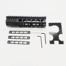 7 inch tactical ar15 .223 5.56 mlok  handguard keymod handguard Free Float Slim ar 15 Handguard Quad Rail steel Nut for M4 M16 2024 - buy cheap