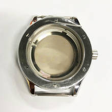 Caja de reloj automática de acero inoxidable, de 42mm cristal de zafiro, reemplazo para 24 joyas, NH35, piezas de herramientas de reparación de movimiento de reloj 2024 - compra barato