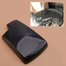 beler Black Carbon Fiber Style Center Console Storage Armrest Cover Lid Trim Fit for BMW 3 Series E90 2005-2009 2010 2011 2012 2024 - buy cheap