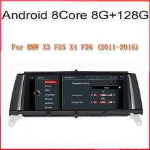 Radio con gps para coche, reproductor Multimedia con Android 10, 8 núcleos, 8 + 128G, navegador, estéreo, vídeo, Carplay, para BMW x3, F25, 2011, 2012, 2013 2024 - compra barato