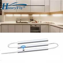 HoneyFly 3pcs Led IR Sensor Kitchen Light Smart Motion Sensor Connection Hand Sweep Night Lamp Cabinet Wardrobe Bed Rooms Light 2024 - buy cheap