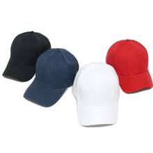 Fashion Solid Color Hook Loop Baseball Cap Unisex Outdoor Sunshade Peaked Hat 2024 - buy cheap