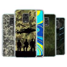 Silicone Case for Xiaomi Redmi Note 9S 8T 6 7 8 Pro 9 Pro K30 Pro 6A  7A 8A 9A 9C tpu Cover Camouflage Camo military Army Cases 2024 - buy cheap