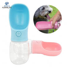Kommilife-garrafa de água portátil para cães, 350ml, tigela, bebedouro para cães pequenos, médios e grandes, dispensador de água para animal de estimação 2024 - compre barato