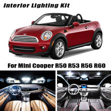 Canbus Error free for Mini Cooper R50 R53 R56 R60 License Plate Lights + LED Interior Map Dome Light Bulb Kit 2024 - buy cheap