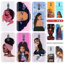 Модный чехол для телефона huawei mate 30 20 10 Lite Pro y7 y9 2019 NOVA 5 4 3 5T Coque чехол s beauty Afro Puffs Black Girl 2024 - купить недорого