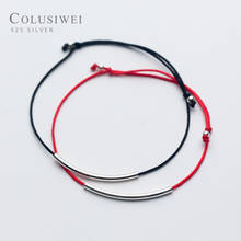 Colusiwei 925 Sterling Silver Charm Bracelet for Women Original European Female Adjustable 14cm to 20cm Girl Birthday Gifts 2024 - buy cheap