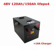 Lifepo4-batería BMS para patinete eléctrico, cargador de energía Solar de 48V, 120AH, 150AH, 4800w y 3500w 2024 - compra barato