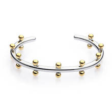 VAROLE Noeud Armband Gold Color Bracelet Manchette Bangles Metal Beads Cuff Bracelets & Bangle For Women Jewelry Pulseiras 2024 - buy cheap