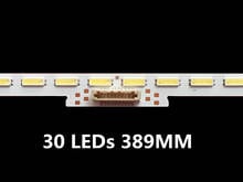 Barra de luz de fundo led para sony 2015 32w l30 embutida 30 leds 389mm 2024 - compre barato