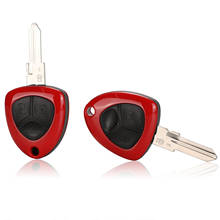 Kutery capa de chave de carro substituta, capa de chave remota 1/3 botões para ferrari f430 2005 2006 2007 2008 2009 2024 - compre barato