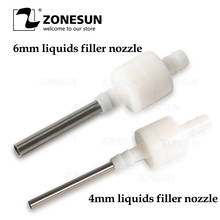 ZONESUN-máquina de Llenado de líquidos GFK-160, boquillas para viales pequeños digitales, 5mm, tamaño pequeño, máquina de llenado con boquilla de repuesto 2024 - compra barato