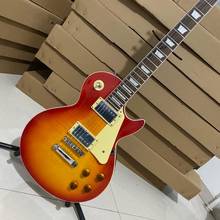 Cherry Sunburst, Standard Electric Guitar Chrome Hardware Factory Direct Free Shipping Mahogany Material 2024 - buy cheap