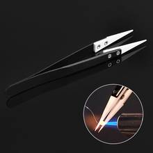 Ceramic Tips Tweezers Stainless Steel Handle Straight Aimed Tweezers For Coils Hand Tools1## Dropshipping 2024 - buy cheap