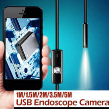 Ушная ложка-бороскоп 3 в 1 для мобильных телефонов, фотографий, осмотра, ручной эндоскоп, практичный 5,5 мм, в режиме реального времени, видеомониторинг 2024 - купить недорого