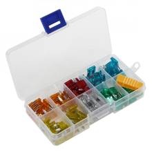 120pcs/lot Automotive Fuses Auto Car MINI Blade Fuse Assortment 5A / 10A / 15A / 20A / 25A / 30A + Box 2024 - buy cheap