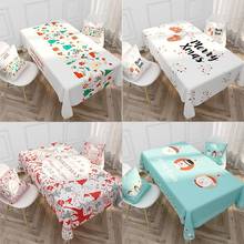 Household Tablecloth Waterproof Oilproof Table Cover Cartoon Christmas Outdoor Banquet Kitchen Table Cloth 2024 - buy cheap
