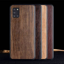 Funda trasera protectora para Samsung Galaxy Note 10 Pro 20 Plus, cubierta suave de tpu con borde + grano de madera PU, para samsung S20 Plus s20ultra 2024 - compra barato