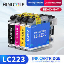 HINICOLE LC223 LC221 Cartucho de Tinta Compatível Para O Irmão MFC-J4420DW J4620DW J4625DW J480DW J680DW J880DW Impressora 2024 - compre barato