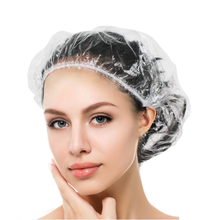 20/50/100pcs Disposable One-off Hotel Home Shower Bathing Clear Hair Elastic Caps Hats 2024 - buy cheap