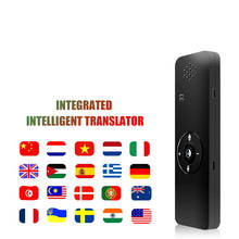 Портативный T11 мгновенный голосовой переводчик наушники Bluetooth мгновенный голосовой переводчик в режиме реального времени бизнес многоязычный 2024 - купить недорого