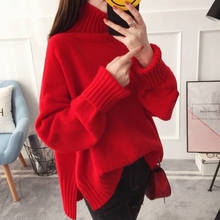 2021 New Femme Winter Sweater Women Turtleneck Long Sleeve Knitting Jumper Autumn Thick Warm Casual Female Tops Suéteres Top 2024 - buy cheap