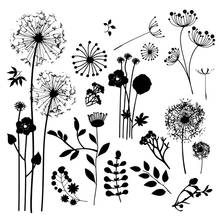 DABOXIBO Dandelion Clear Stamps Mold For DIY Scrapbooking Cards Making Decorate Crafts 2021 NEW Arrival 2024 - buy cheap