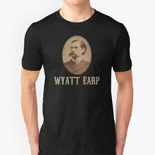 Camisetas de retratos para hombres, camisa de cuello redondo de algodón puro, con retrato de Tombstone Cast, Mickey Earp 2024 - compra barato