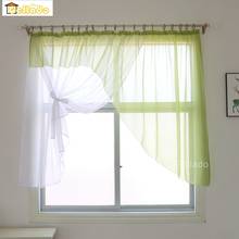 Fashion Europe Irregular Design High Quality Sheer window curtains for Livingroom Kitchen Balcony  1PCS 2024 - buy cheap