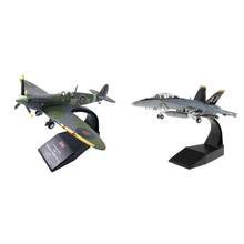 2x 1:100 F/A-18 Strike Plane w/ 1/72 British Fighter Model Home Ornaments 2024 - buy cheap