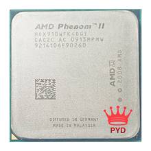 AMD-procesador de CPU Phenom II X4 910, cuatro núcleos, 2,6G, HDX910WFK4DGI, enchufe AM3 2024 - compra barato