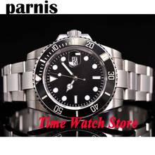 PARNIS 40mm Miyota 8215 5ATM Automatic Men's watch Sapphire glass Luminous Black sterial dial ceramic bezel Waterproof 2024 - buy cheap