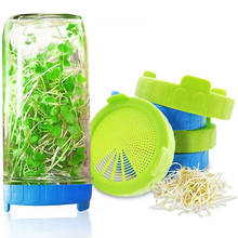 Food Grade Mesh Sprout Cover Kit Sprouting Lid Seed Growing Fermentation Vegetable Sealing Lids for Mason Jar 2024 - buy cheap