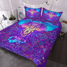 Cartoon Elephant Bedding Set 3D Print 3pcs Duvet Cover Home Textile Bed Comforter Quilt Cover Single Queen King Bed Cover Set 2024 - buy cheap