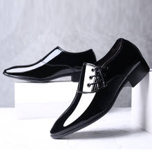47 48 Plus Size Wedding Dress 2020 Mans Formal Shoes Patent Leather Shoes for Men Pointed Toe Shoe Men Oxford Masculino Adulto 2024 - buy cheap