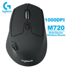 Мышь Logitech M720 Беспроводная игровая, 2,4 ГГц, Bluetooth, 1000DPI 2024 - купить недорого