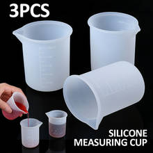 3Pcs Measuring Cups 100ml Resin Silicone Casting Molds Glue Tool For Handmade Craft Mixing Cup With Clear Scales Measuring Tool 2024 - buy cheap