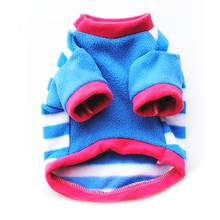 Christmas Cartoon Pet Puppy Cat Coats Soft Coral Fleece Dog Clothes For Small Dogs Winter Warm Jacket 2024 - buy cheap