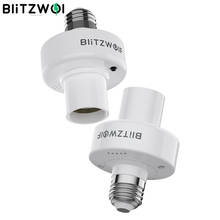 BlitzWolf E27 Lamp Holder Socket WIFI Smart Bulb Holder Voice Control Bulb Adapter Lamp Base Work With Alexa Google home 1pcs 2024 - buy cheap