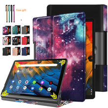Funda de tableta para Lenovo Yoga, funda inteligente plegable con estampado de YT-X705F de 10,1 pulgadas para Lenovo Yoga Tab 5, funda de YT-X705 + lápiz 2024 - compra barato