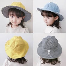 Summer Outdoor Baby Hat Cap Boy Girl Sun Hat Cotton Children Kids Beach Bucket Girls Hats 2024 - buy cheap