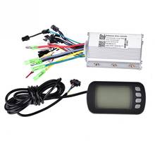 Controlador de bicicleta eléctrica sin escobillas, 36V, 48V, 350W, con pantalla LCD, juego de tablero, accesorios para Scooter 2024 - compra barato