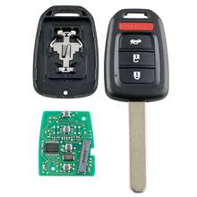 Автомобильный умный дистанционный ключ 4 кнопочный ключ автомобиля Fob Подходит для Honda Civic 2014 2015 2016 2017 313,8 МГц Mlbhlik6-1T 2024 - купить недорого