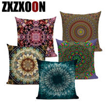 Cushion Cover Decoration Nordic Style Polyester Living Room Pillows Cover Colorful Mandala Geometric Cushions Covers 2024 - buy cheap