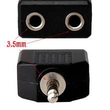 Audio Earphone Headphone Splitter Adapter 3.5mm to 2 Earbuds Stereo Headset Splitter Stereo Headset Earphone Accessories 2024 - buy cheap