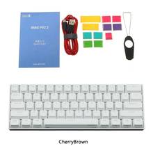 Anne Pro2 60% Bluetooth 4.0 Type-C RGB 61 Keys Mechanical Gaming Keyboard Cherry Switch Gateron Switch Drop Shipping 2024 - buy cheap