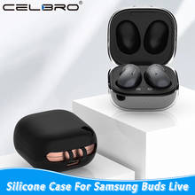 Funda de piel transparente de TPU para Samsung Galaxy Buds, auriculares inalámbricos en vivo, a prueba de golpes, funda protectora suave para auriculares 2024 - compra barato