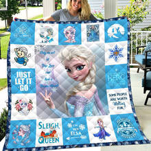 Colcha de verão frozen, disney, elsa, anna, 3d, impressão digital, criativa, tapete, sofá, carro, para crianças, meninos, meninas, lavável 2024 - compre barato