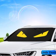 Cartoon Eyes Car Windshield Sunshade Cover For Volkswagen VW Passat B6 B5 B7 B8 Golf 4 5 7 6 Polo Opel Astra J H Insignia Corsa 2024 - buy cheap