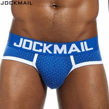 JOCKMAIL Brand Mens Underwear Briefs Cotton Dots Sexy Gay Penis Pouch calzoncillos hombre slip Gay Sleepwear male panties shorts 2024 - buy cheap